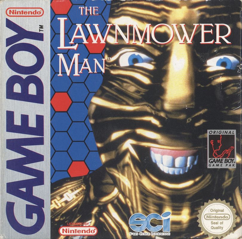 Lawnmower Man box art for Sega Genesis